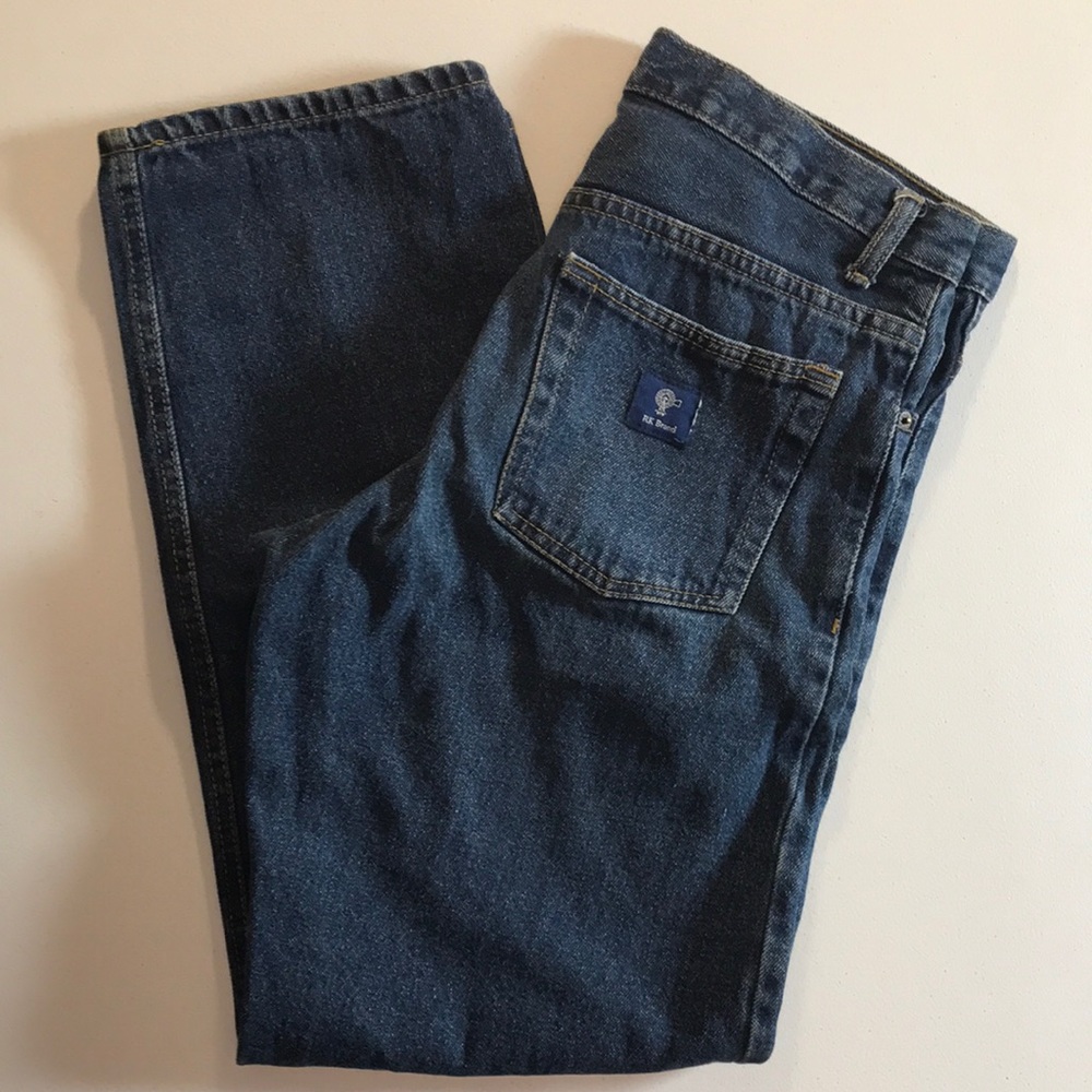Rural King 32x31 Men’s Dark Wash 5 Pocket Work Wear Blue Jeans